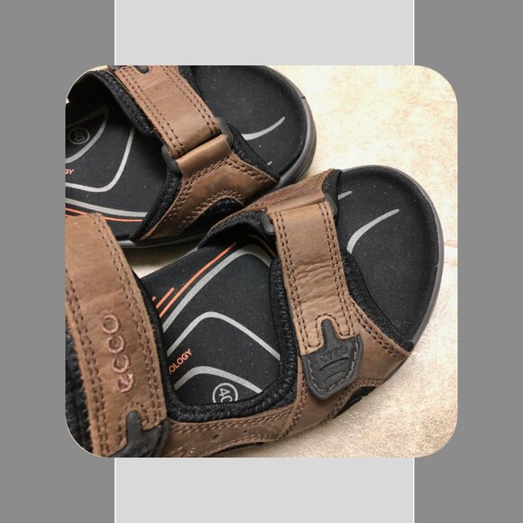 NEW! Men's Nubuck Outdoor Sandal ECCO Offroad Receptor Technology Sz EU 40 - Picture 3 of 8